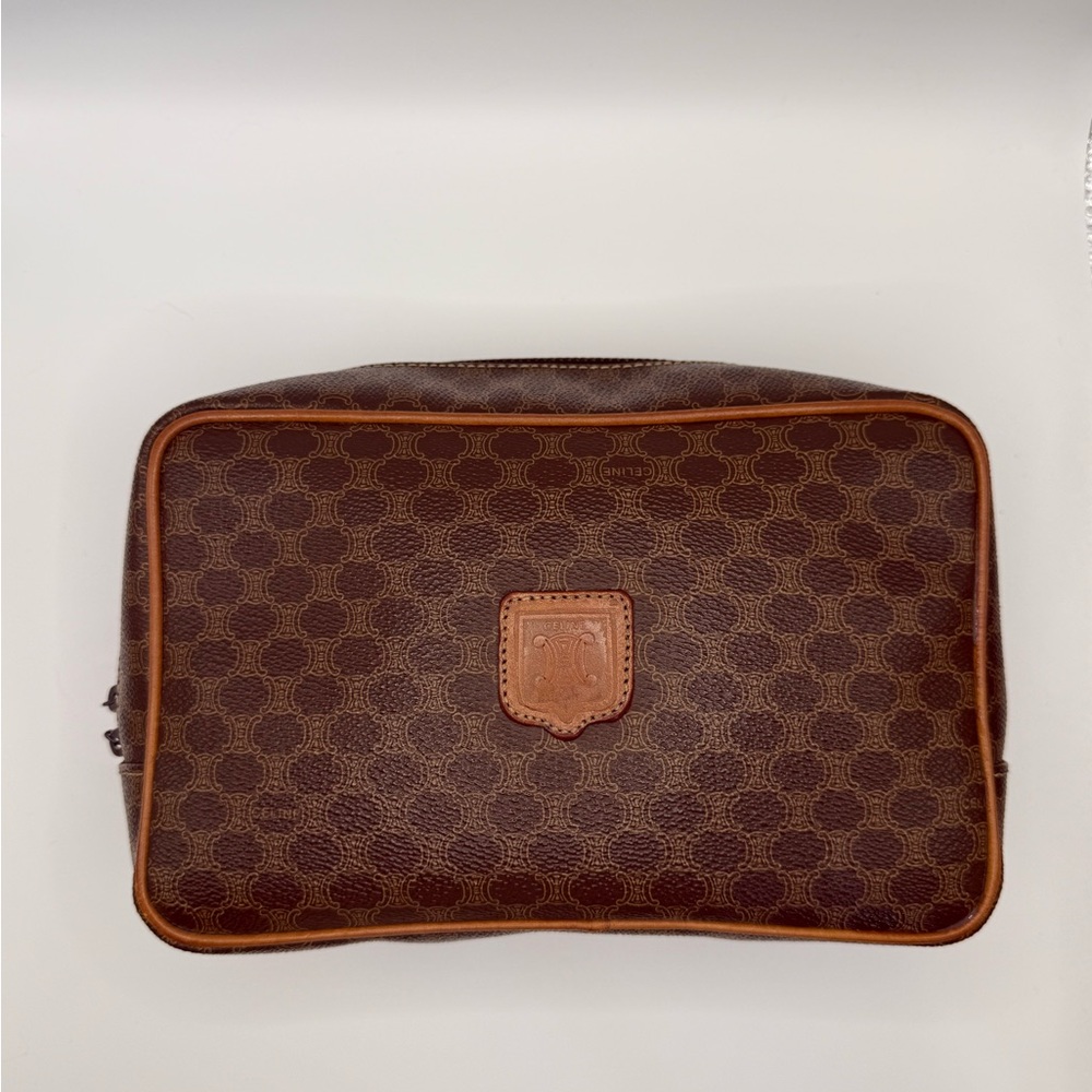 Celine Toiletry Cosmetic Bag Authentic GUC VINTAGE - Picture 14 of 14